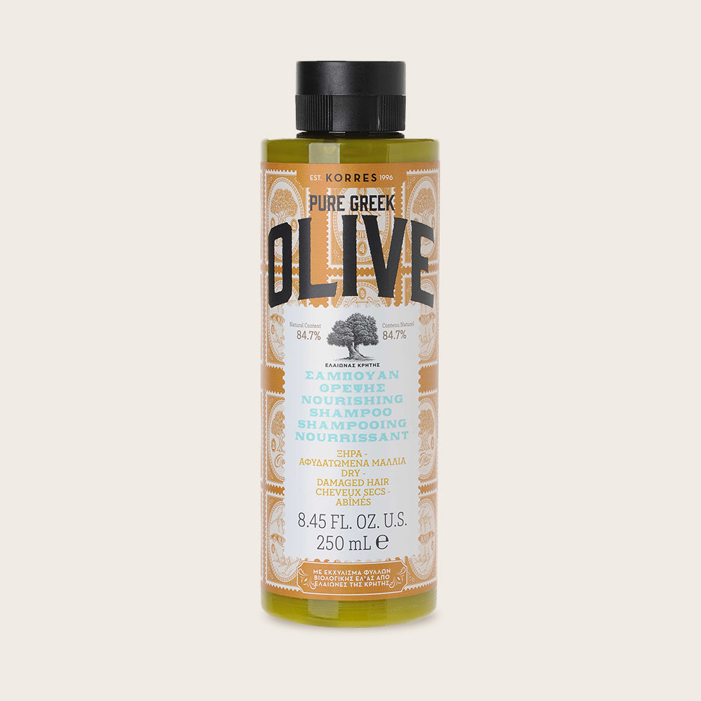 Nourishing Shampoo For Dry / Damaged Hair Pure Greek Olive by Korres