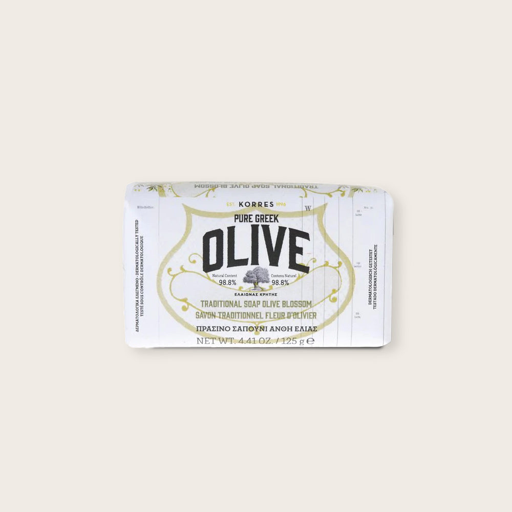Olive Blossom Pure Greek Olive Traditional Bar Soap by Korres