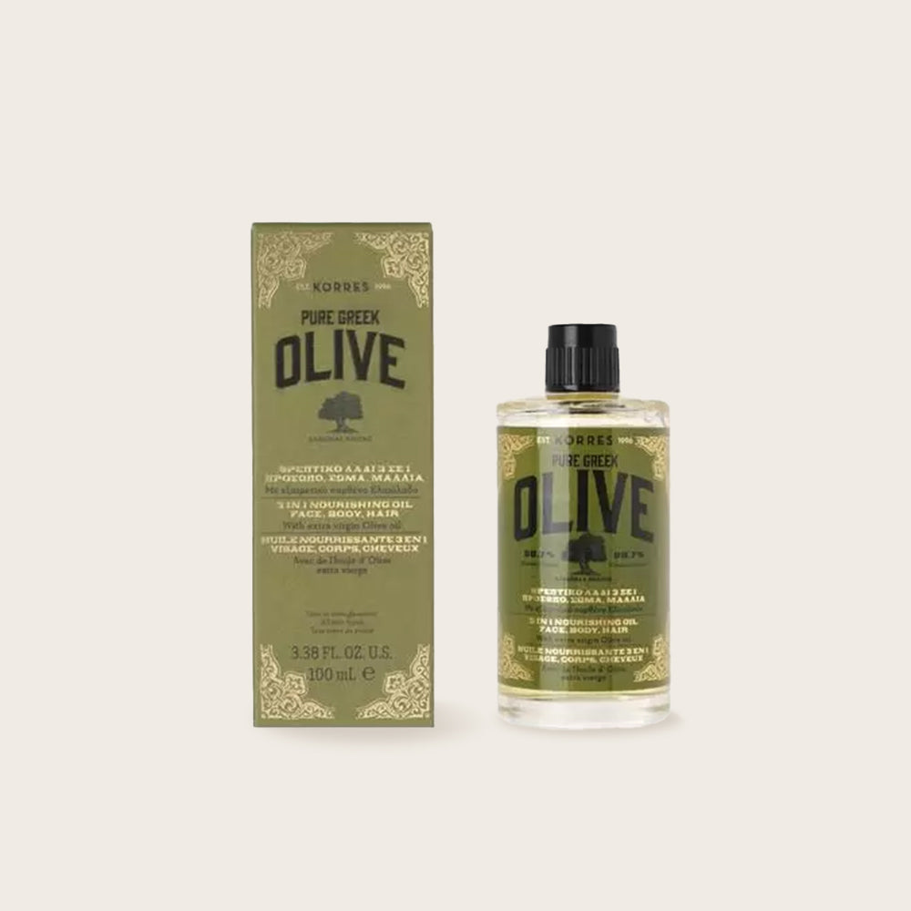 Korres Olive Nourishing Oil 3 In 1 Pure Greek Olive