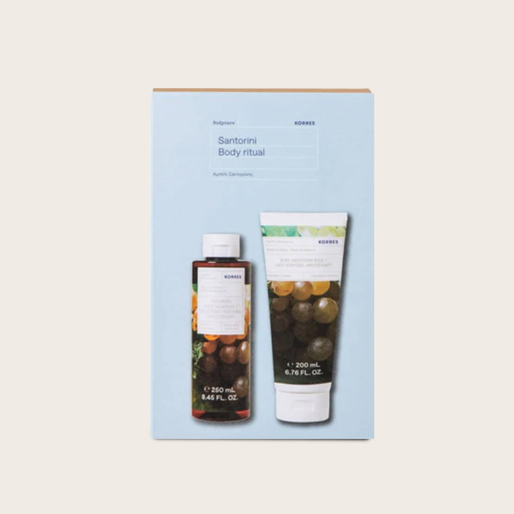 Santorini Grape Body Ritual by Korres - Body Smoothing Milk & Shower Gel