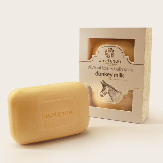 Donkey Milk & Olive Oil Traditional Bar Soap - Anoteron