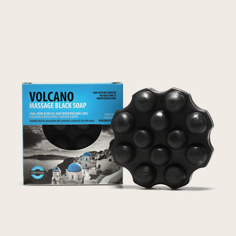 Santo Volcano Spa Black Massage Soap