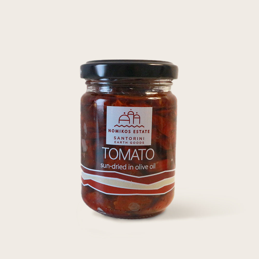 Sun-dried Cherry Tomatoes of Santorini (PDO) in olive oil - Nomikos Estate